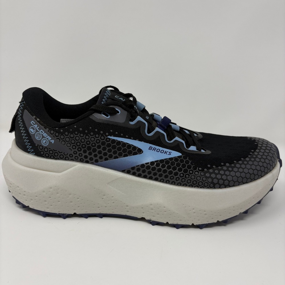 Brooks Caldera 6 Women's Size 9 Black Blue Trail Running Shoes (1203661B082)